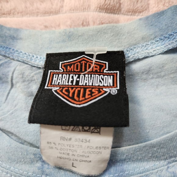 Harley Davidson Baby tee Y2K - Picture 2 of 4